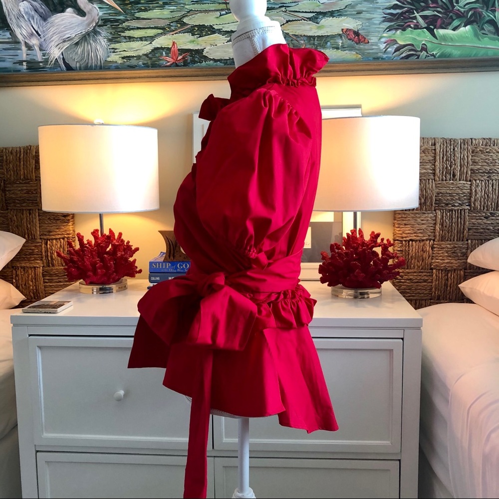 ♥️Alexa Chung Ted Ruffled Wrap Blouse - Picture 4 of 8